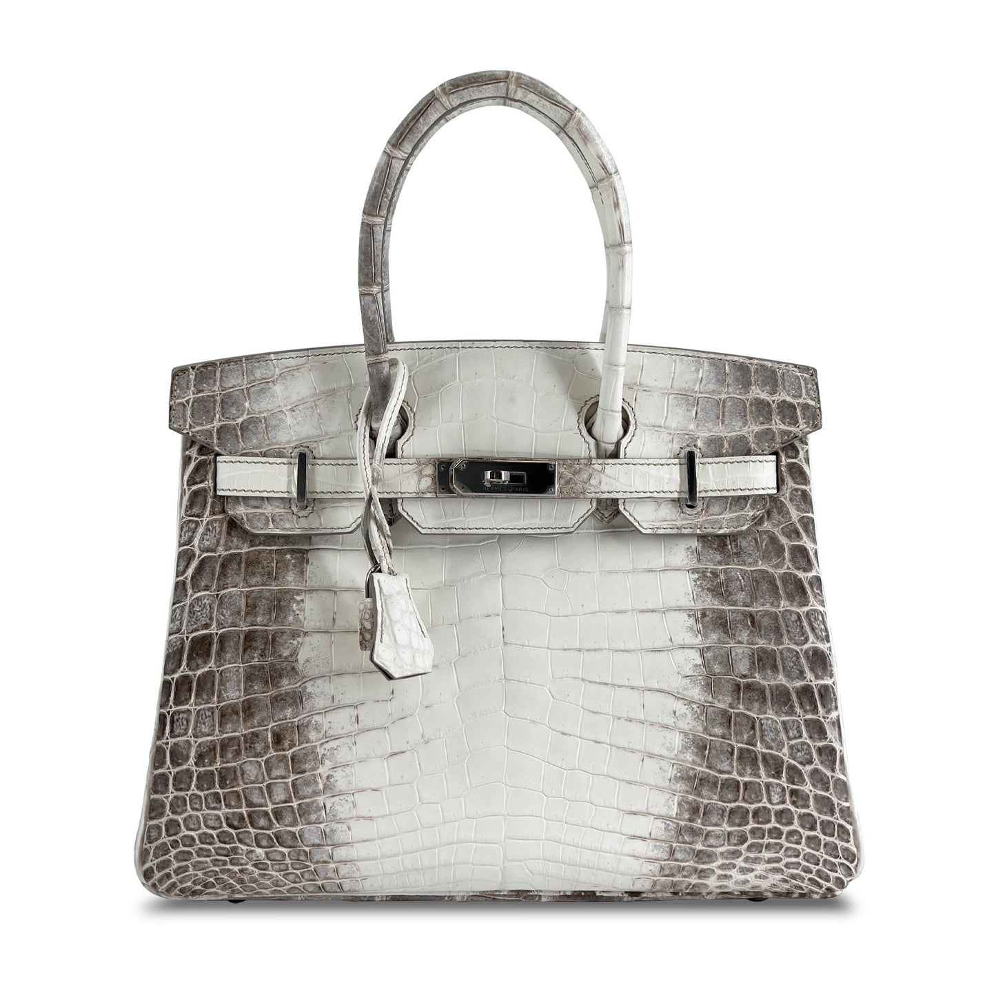 Hermes Top Quality Luxury B Himalaya Niloticus Croco Travel Bag