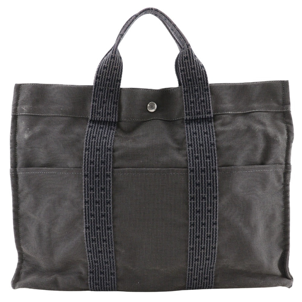 Gray Her Linetote Mm Unisex(Unisex) Canvas Nylon Tote Bag