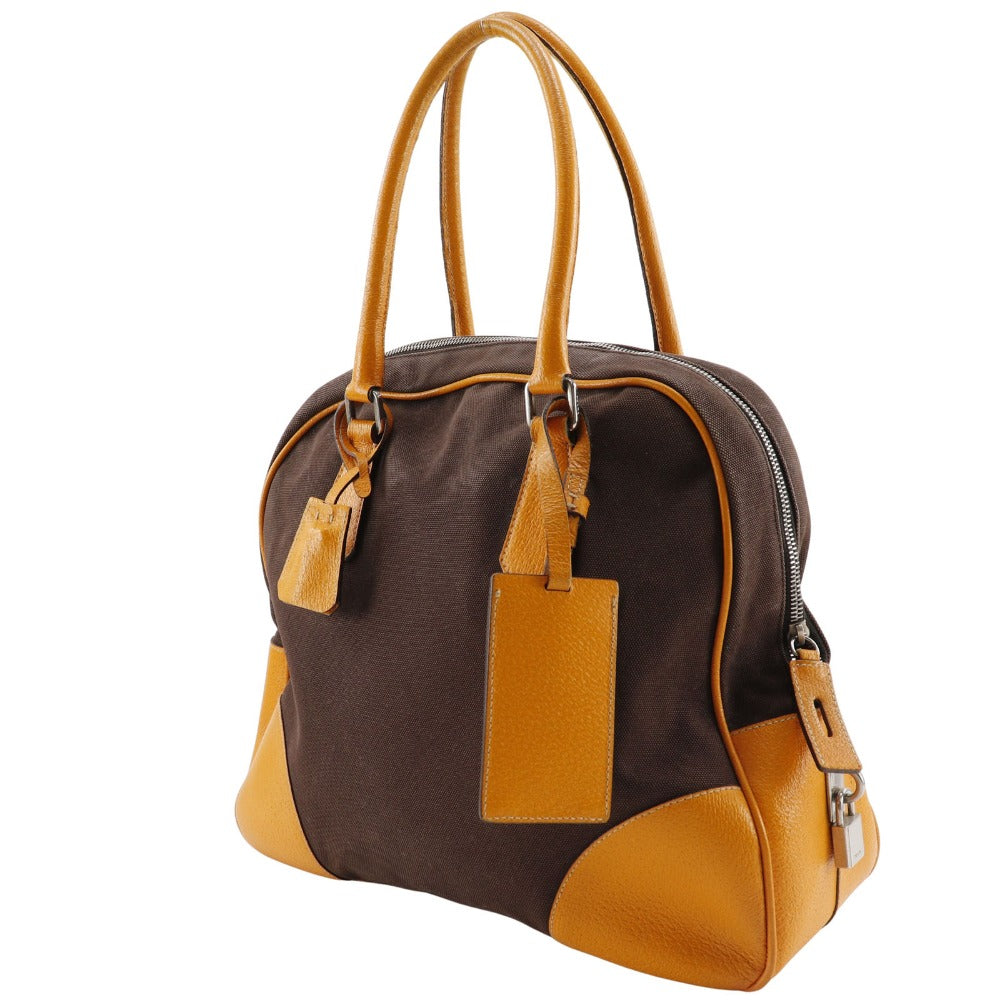 Tote Bag Boston Canvas Brown
