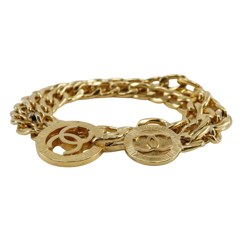 Chanel belt Plated COCO Mark belt Gold