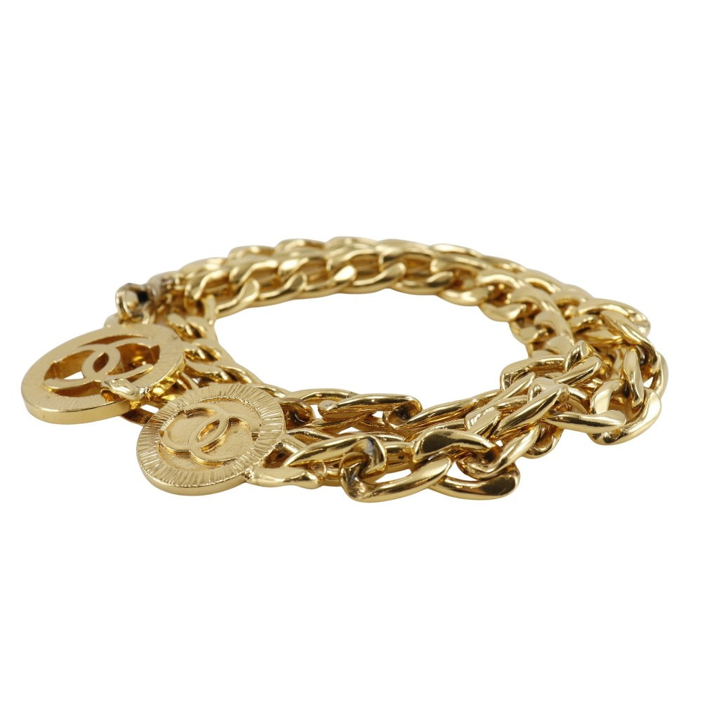 Chanel belt Plated COCO Mark belt Gold