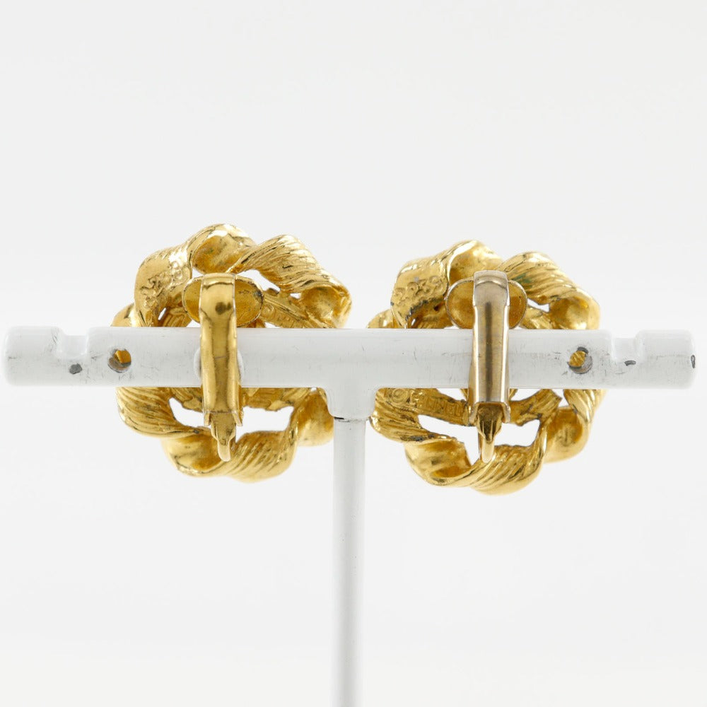 Chanel Round Coco Mark Earrings