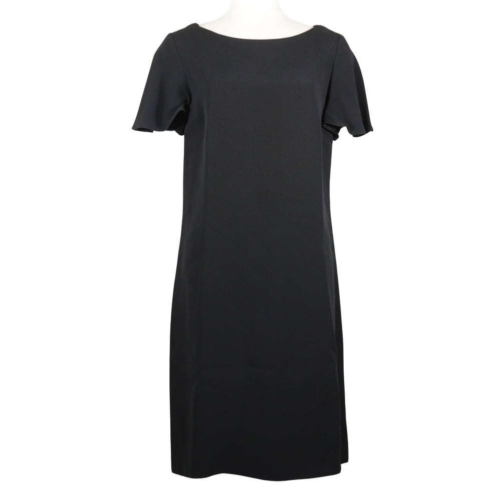 One Piece Rayon Short Sleeve Backhaul Women Black Travel Bag