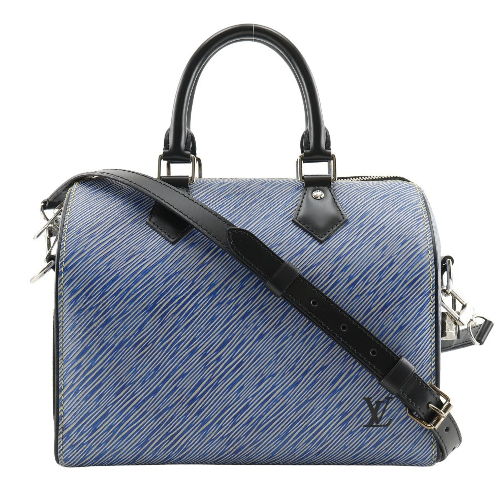 Louis Vuitton M51280 Epi 2WAYShoulder Speedy bandouliere Leather Blue Shoulder Bag