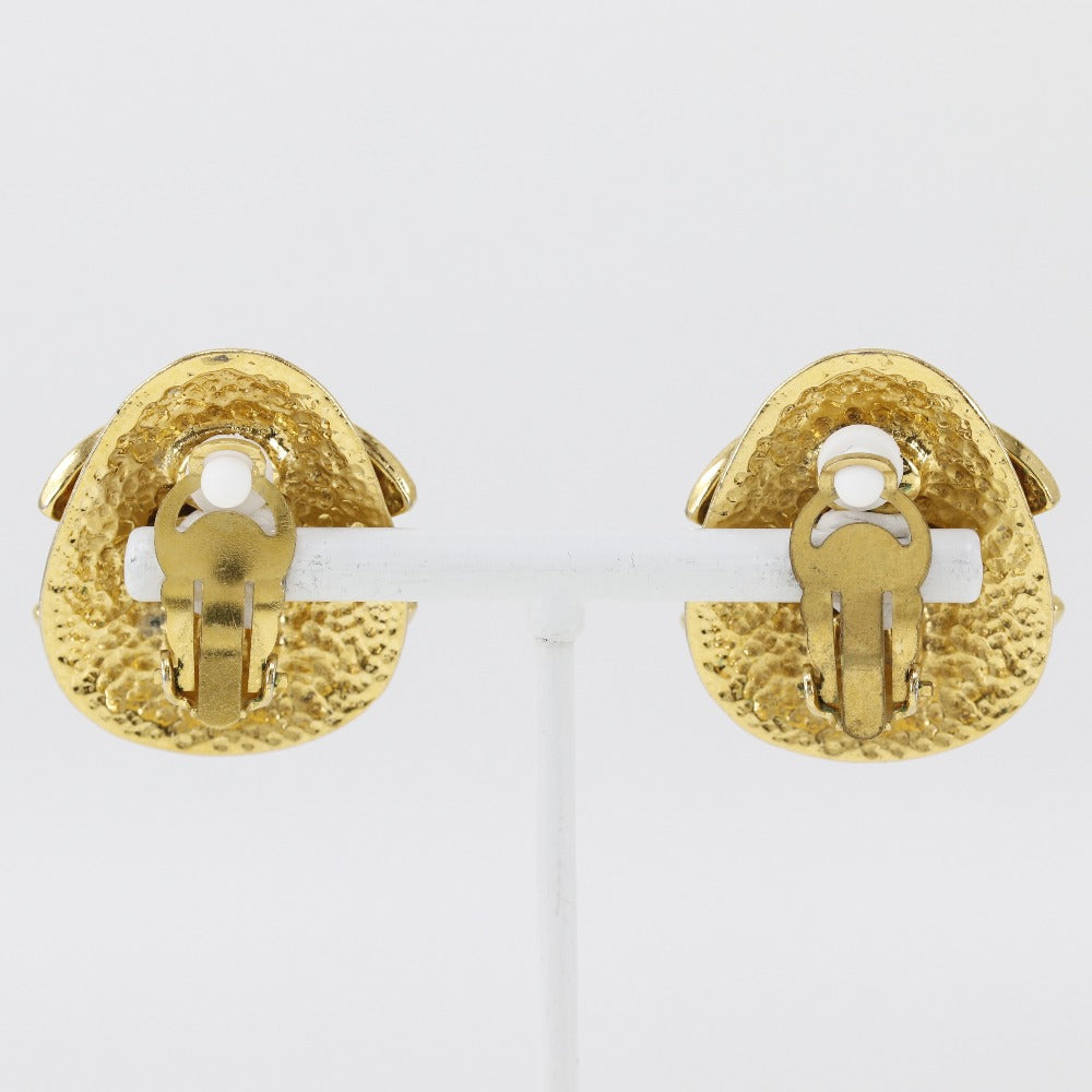 Chanel Coco Mark   Gold Earrings