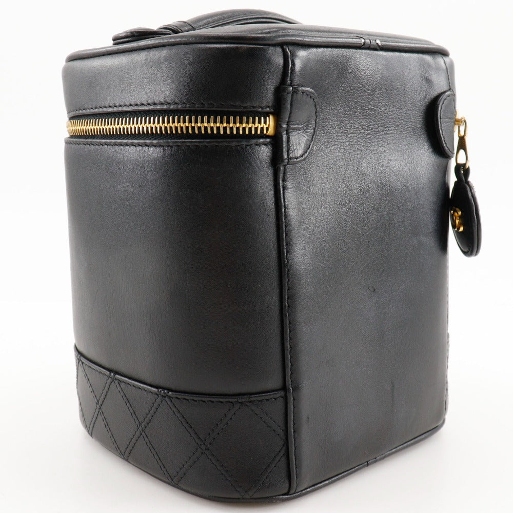 Chanel Vanity Pouch   Lambskin Black