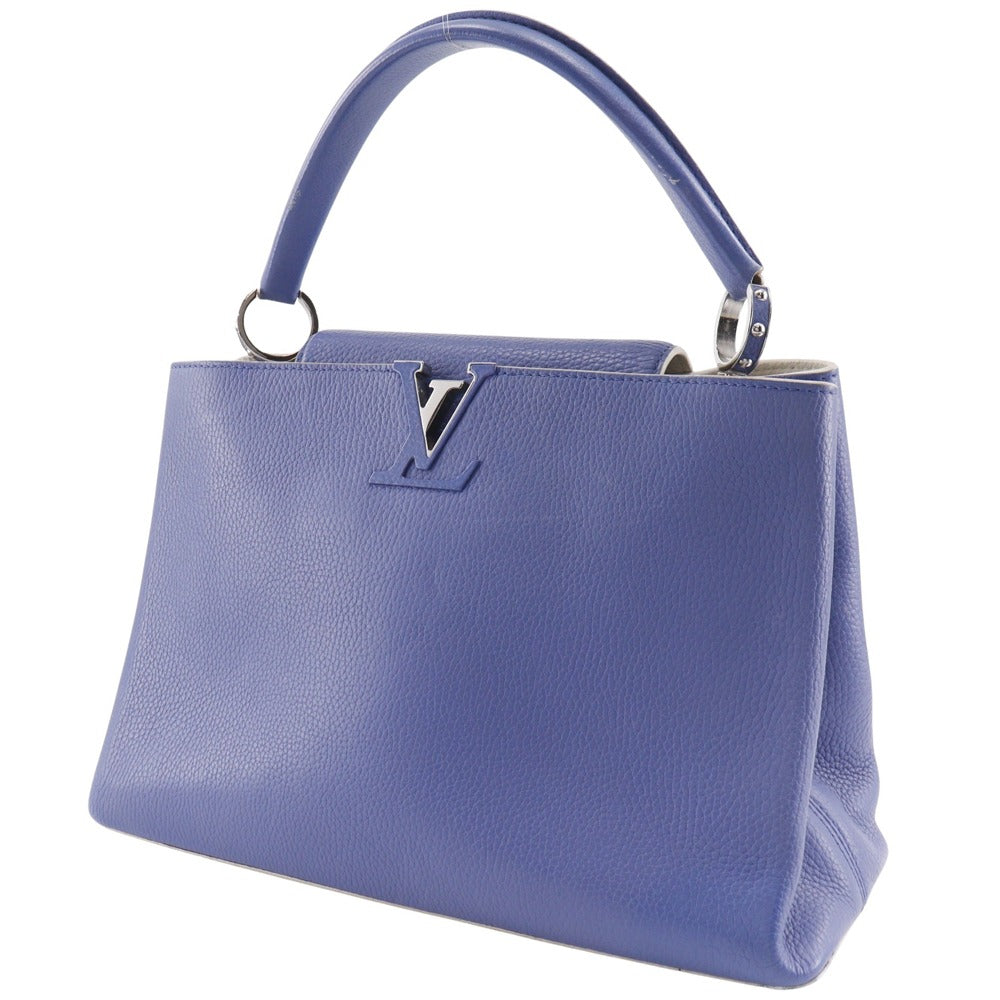 Louis Vuitton M20547 Taurillon Clemence Parnasea CAPCSINE Leather Blue Hat