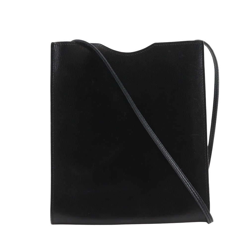 Shoulder Bag Calfskin Onimetu Unisex(Unisex) Black