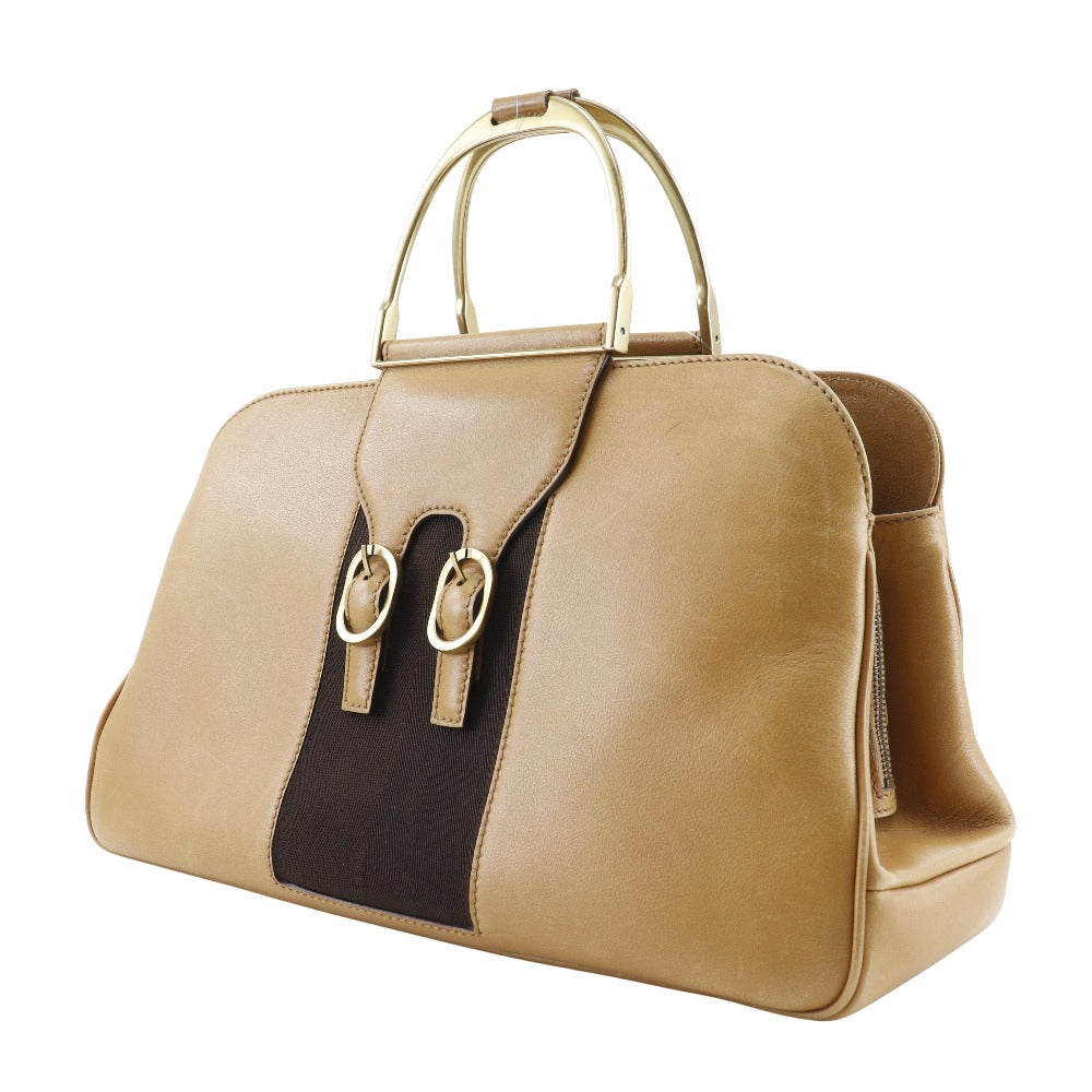 Gucci Old Calfskin Brown Handbag