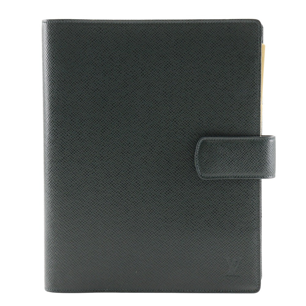 Louis Vuitton Notebook cover Taiga Dark Agenda Green Handbag