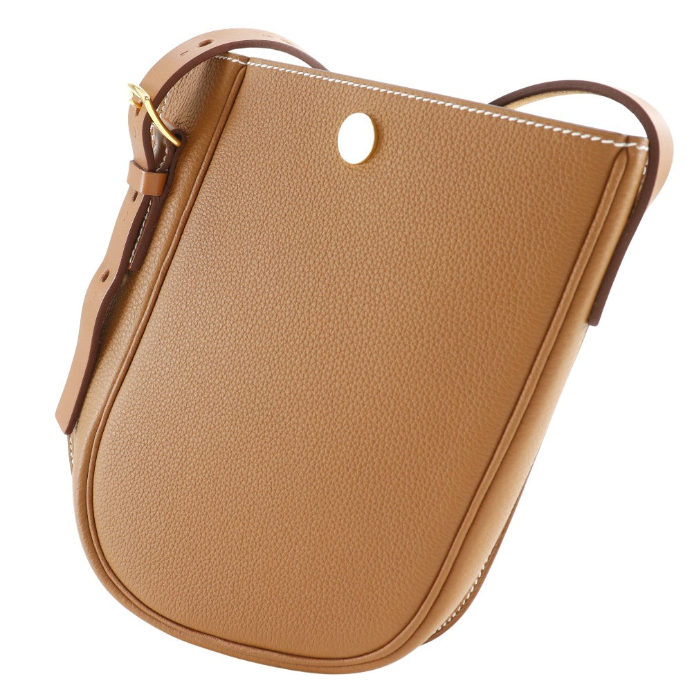 Shoulder Bag Togo Perspective Cavalier Unisex(Unisex) Brown