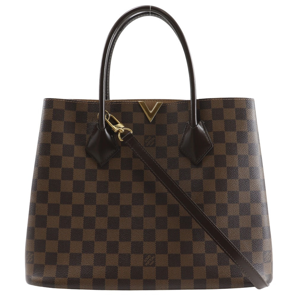 Louis Vuitton N41435 Damier 2WAYShoulder Kensington Canvas Brown Shoulder Bag
