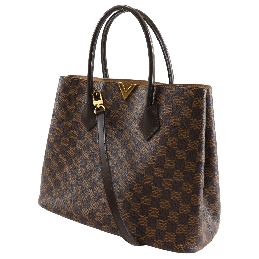 Louis Vuitton N41435 Damier 2WAYShoulder Kensington Canvas Brown Shoulder Bag