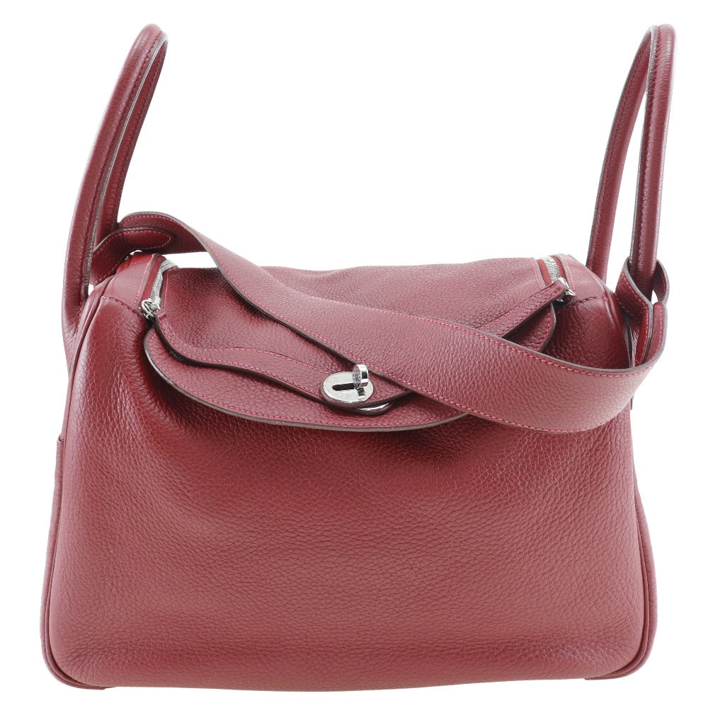 Taurillon Clemence Lindy Women Red Travel Bag
