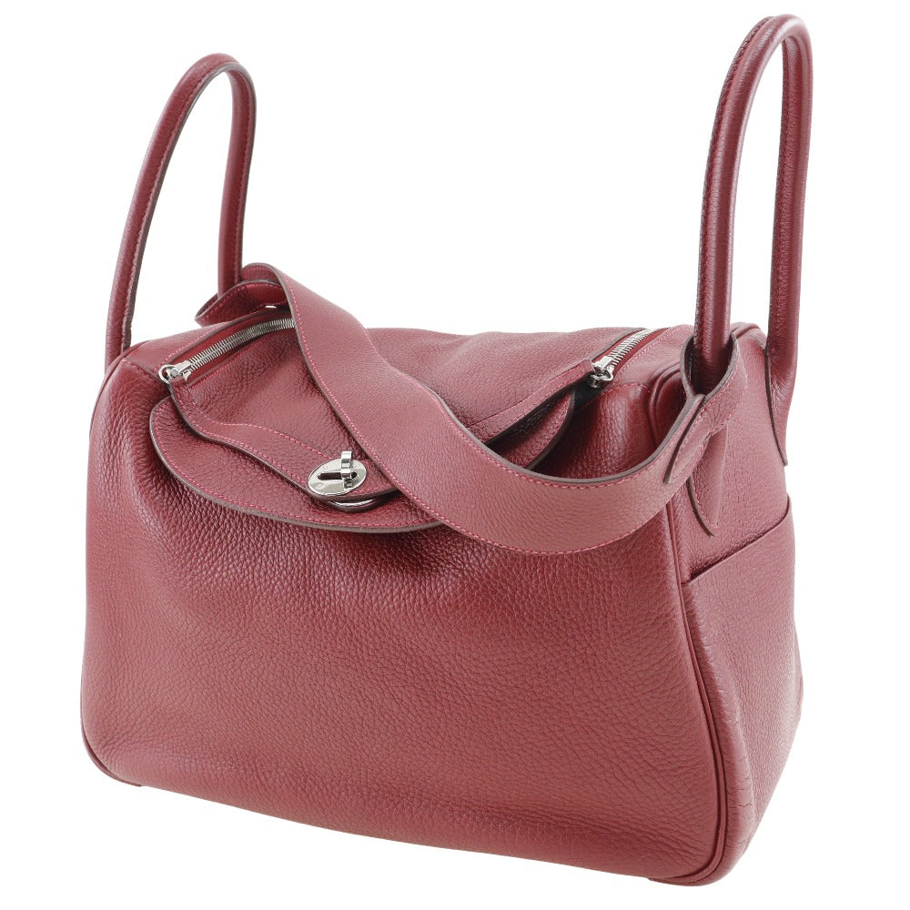 Taurillon Clemence Lindy Women Red Travel Bag
