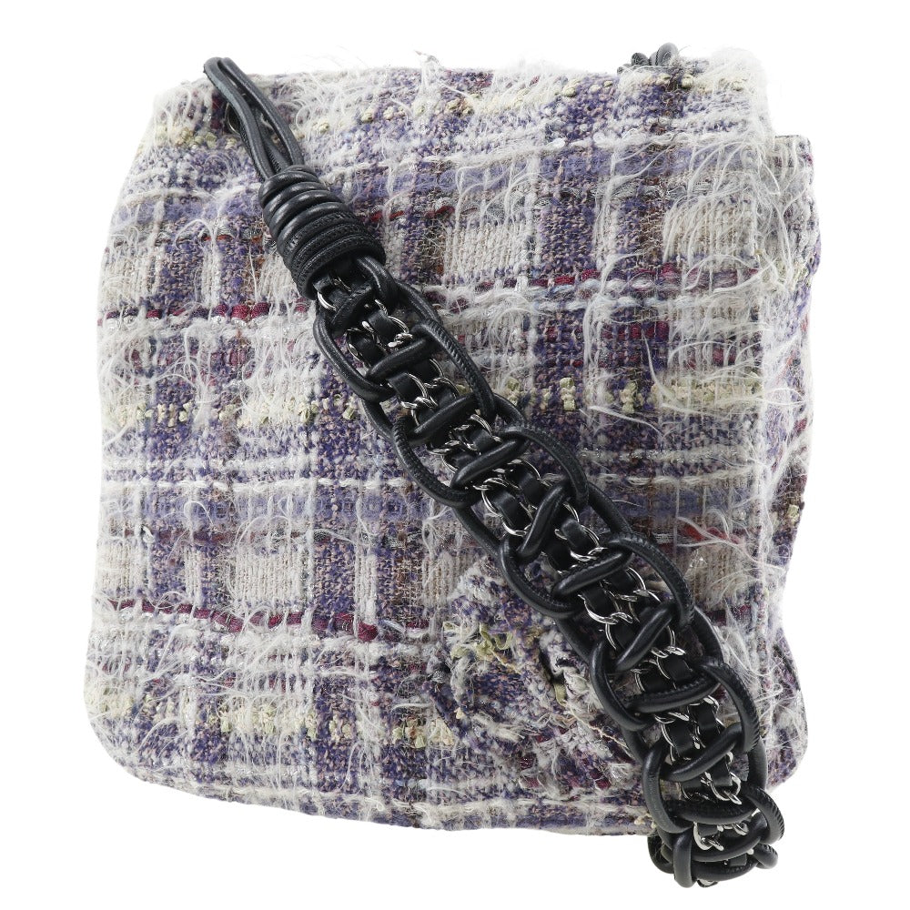 Chanel tweed purple Shoulder Bag