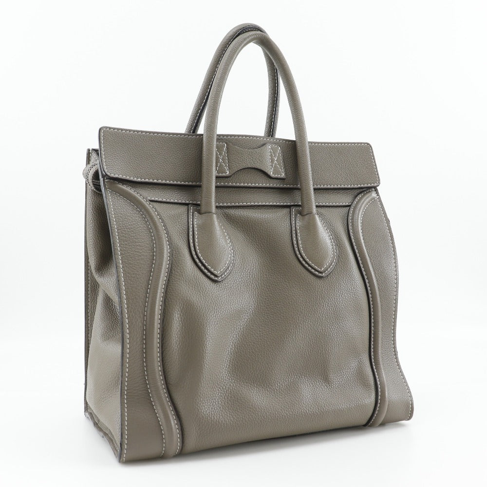 Tote Bag Gray Luggage Women Leather Mini