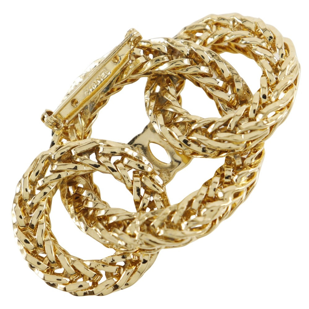 CHANEL Brooch Plated Gold gold Women New