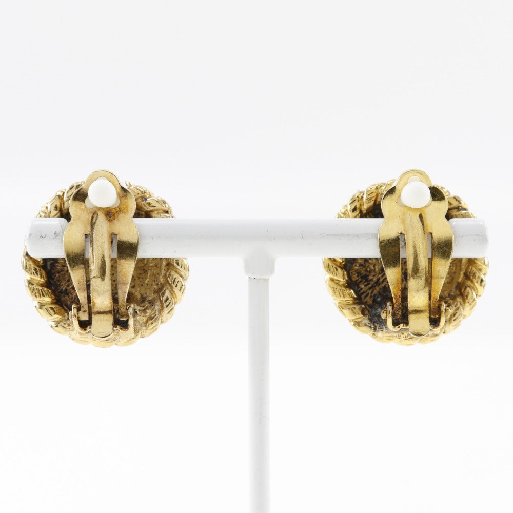 CHANEL Earring Plated Gold gold COCO Mark Women  
