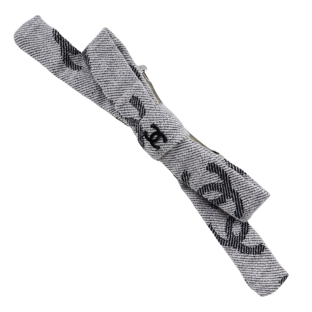 Chanel Coco Mark Ribbon Cotton Barrette Bag