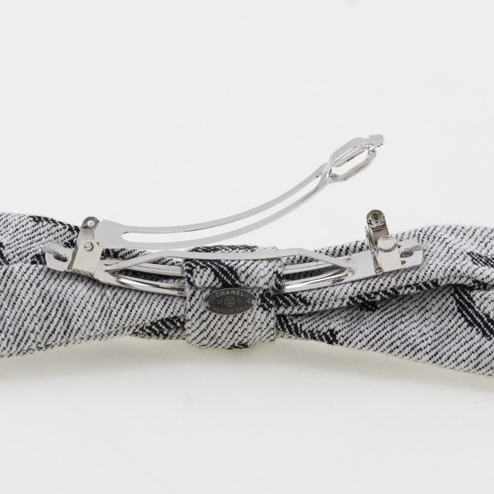 Chanel Coco Mark Ribbon Cotton Barrette Handbag