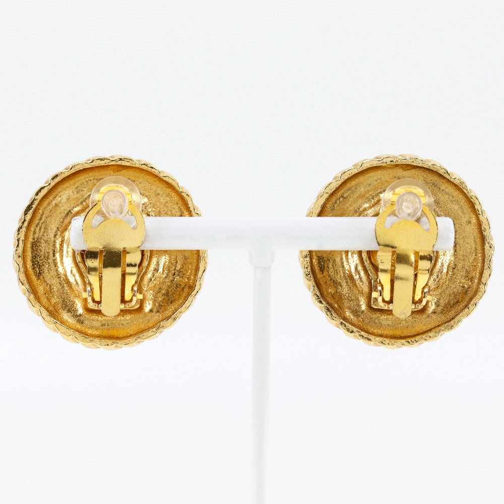 CHANEL Earring Plated Gold, Faux Pearl gold Women  