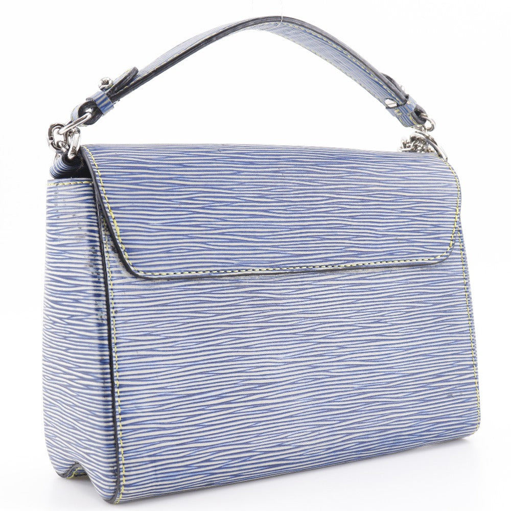 Louis Vuitton M50271 Epi Twist MM Leather Blue Shoulder Bag