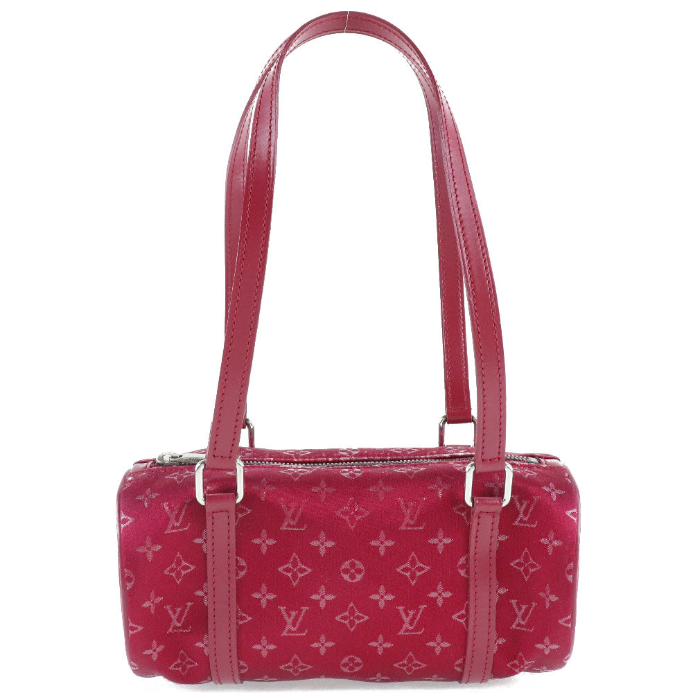 Louis Vuitton M92353 Little papillon Monogram Satin Red Handbag