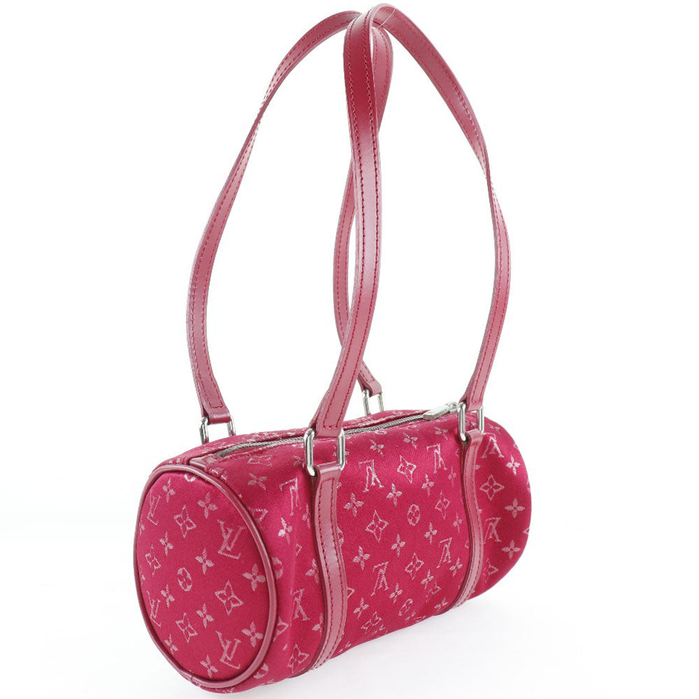 Louis Vuitton M92353 Little papillon Monogram Satin Red Handbag