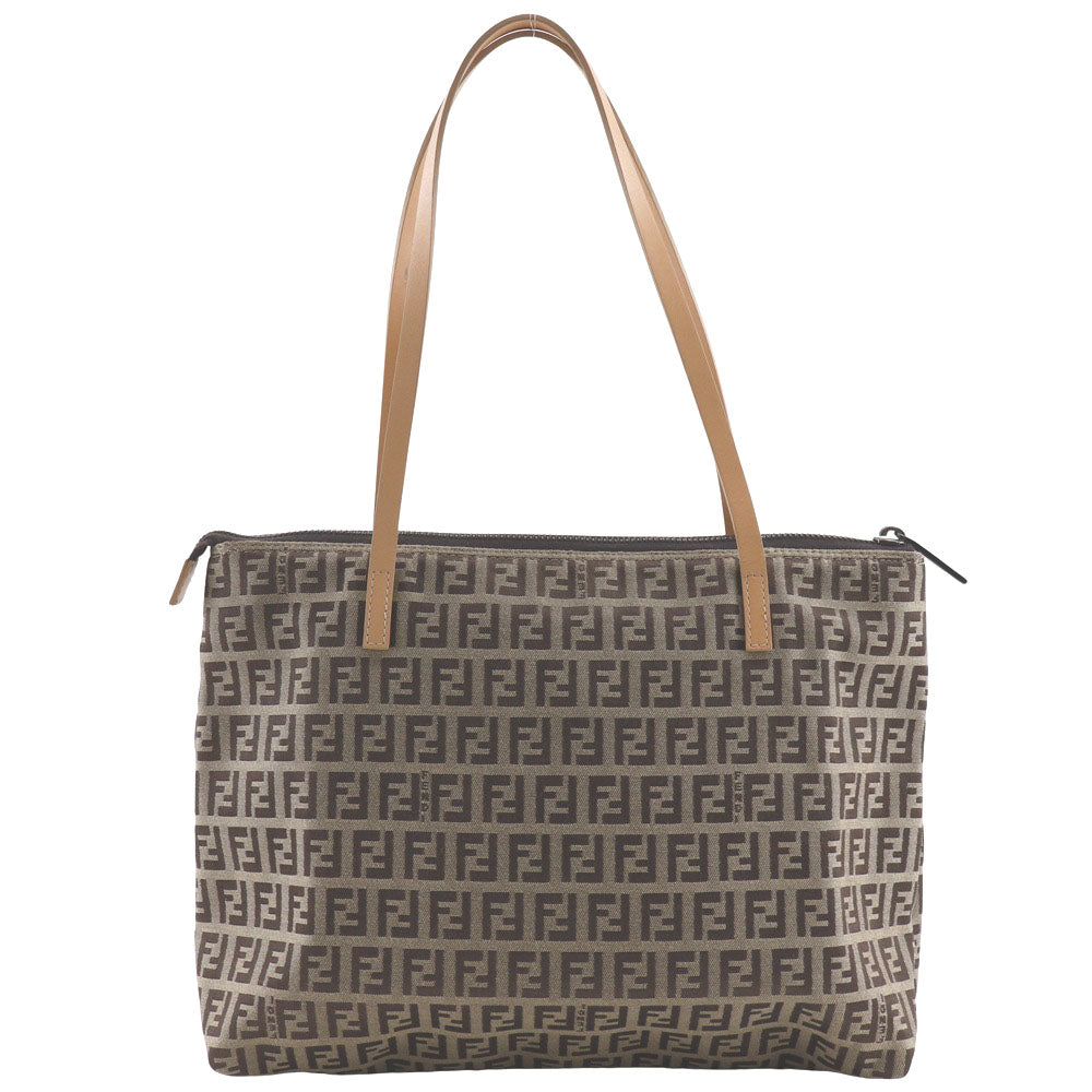 Fendi Zucchino Tote Bag Canvas