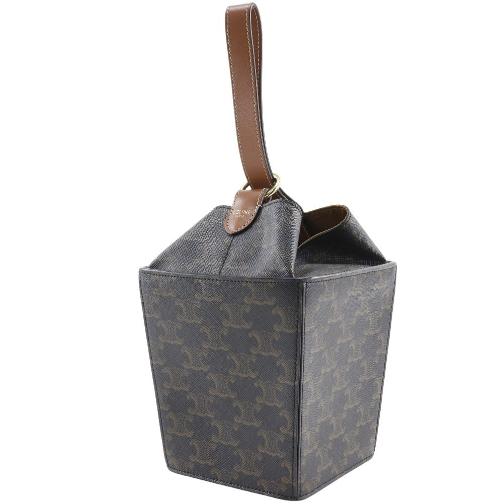 Pvc Triomphe Strap Box Women Black Brown Travel Bag