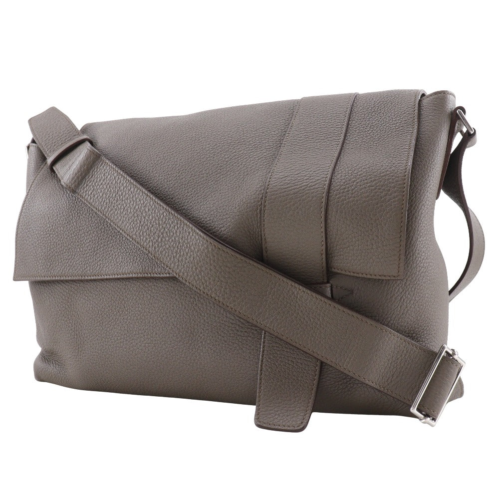 Shoulder Bag Taurillon Clemence Sac Alfred Mens Brown