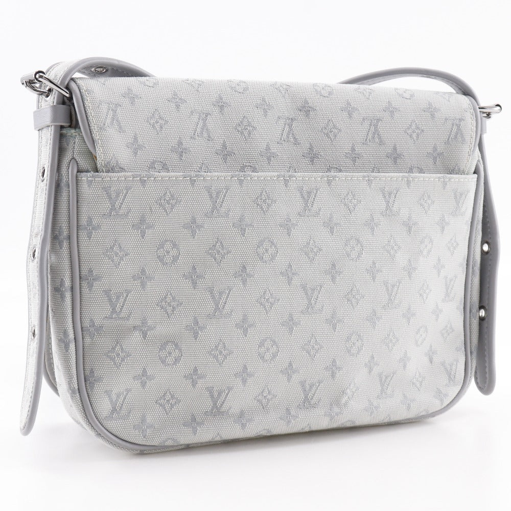 Louis Vuitton M92279 Vernis Epi Conte Do Monogram Leather Canvas Gray Shoulder Bag