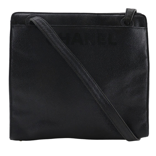 Chanel Logo Caviar Skin 2way Tote Bag