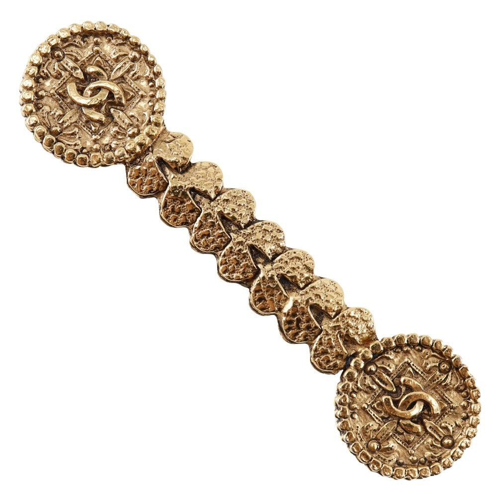 CHANEL Brooch Plated Gold gold   Women New