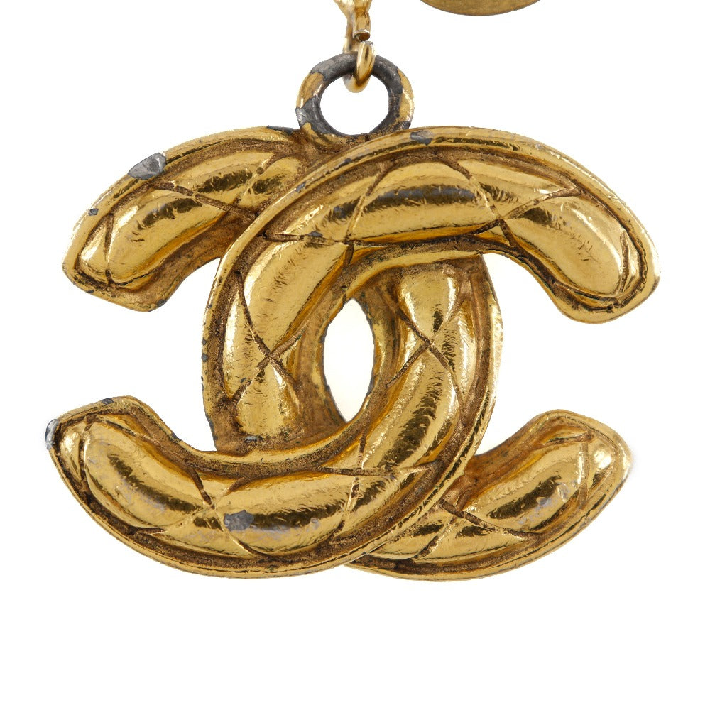 CHANEL key ring Plated Gold gold charm Women  