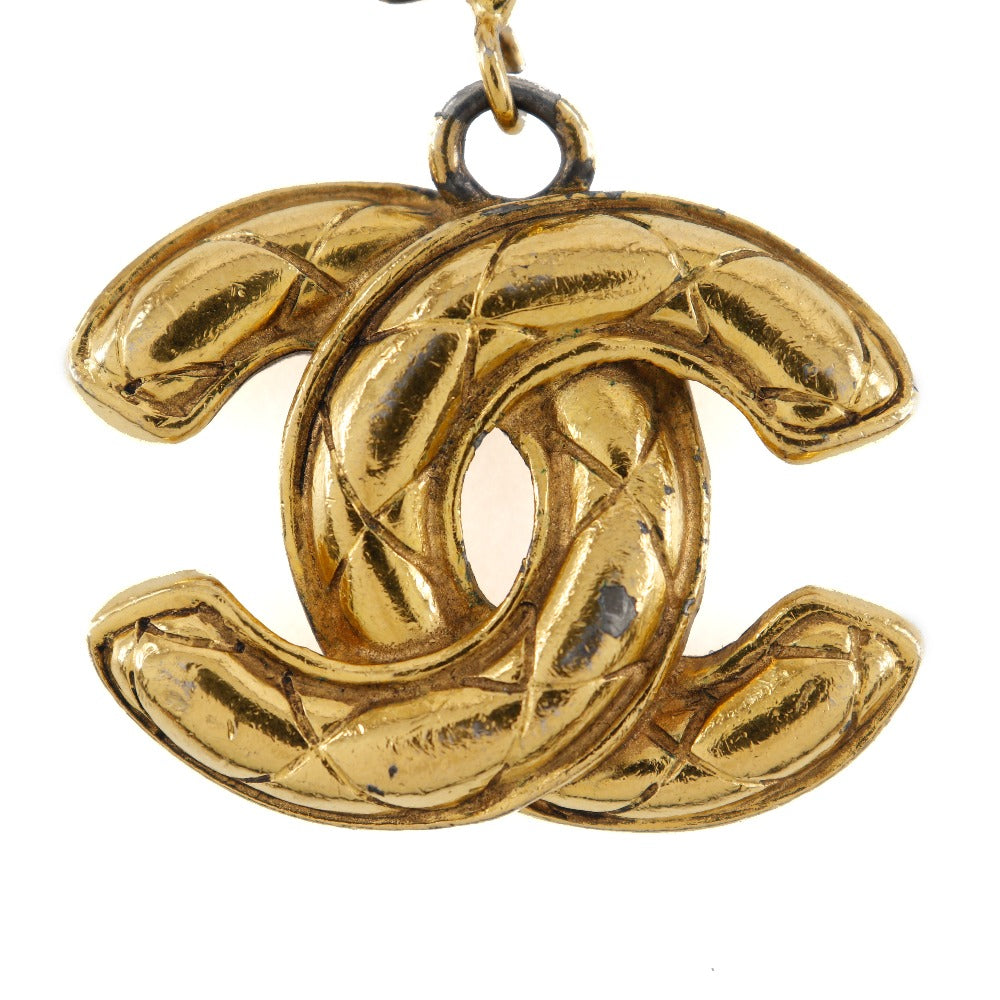 CHANEL key ring Plated Gold gold charm Women  