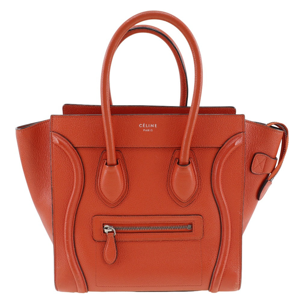 Calfskin Luggage Micro Women Red Travel Bag