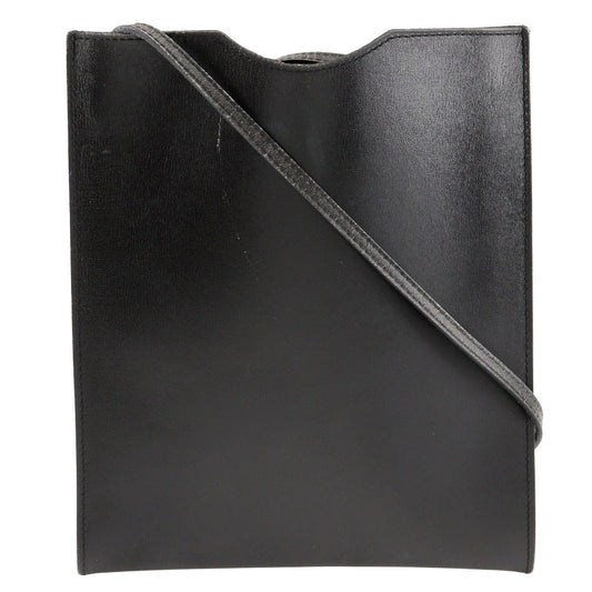 Shoulder Bag Calfskin Pochette Omenitu Black