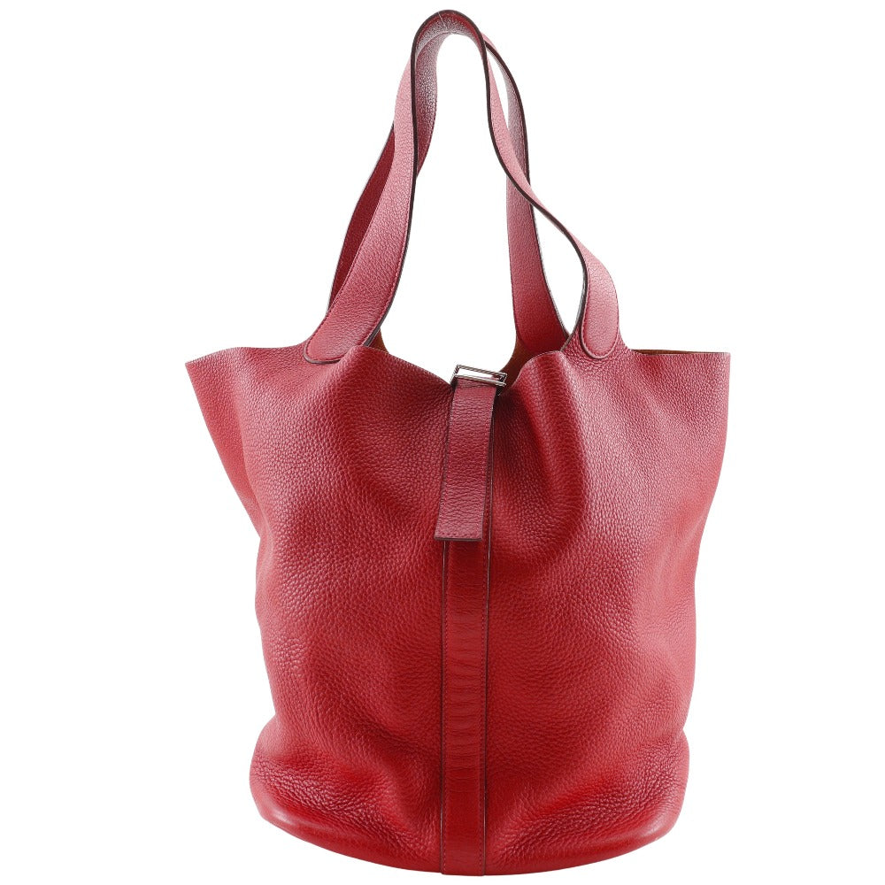 Tote Bag Taurillon Clemence Picotan Tgm Red