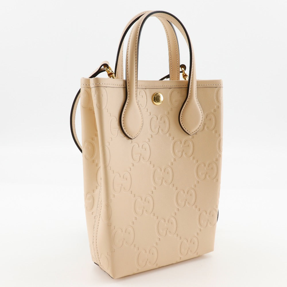 Gucci Super Bag 2Way Bag Leather Mini Travel Bag