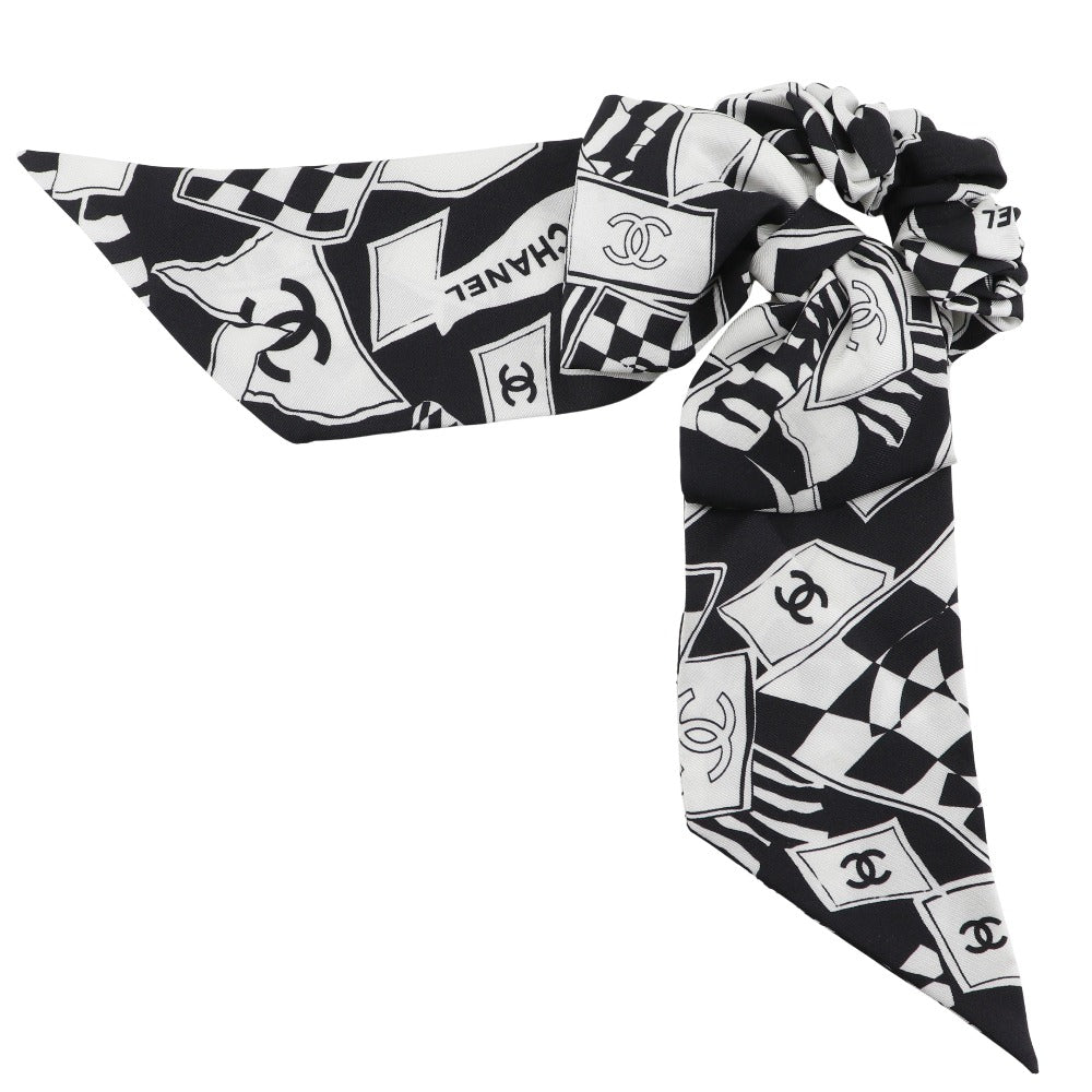 Chanel Coco Mark Silk Scrunchie