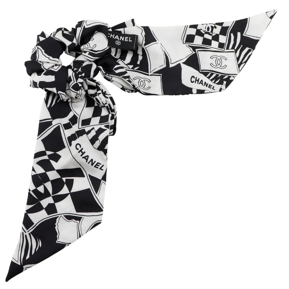 Chanel Coco Mark Silk Scrunchie Bag