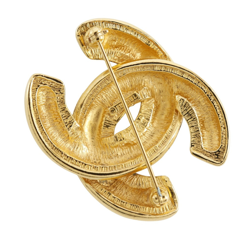 Chanel Coco Mark Matelassé Brooch