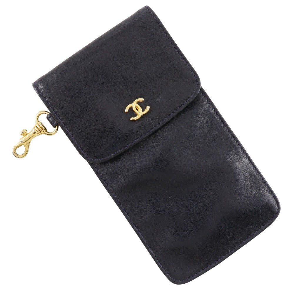 Chanel Coco Mark Lambskin Pouch Bag