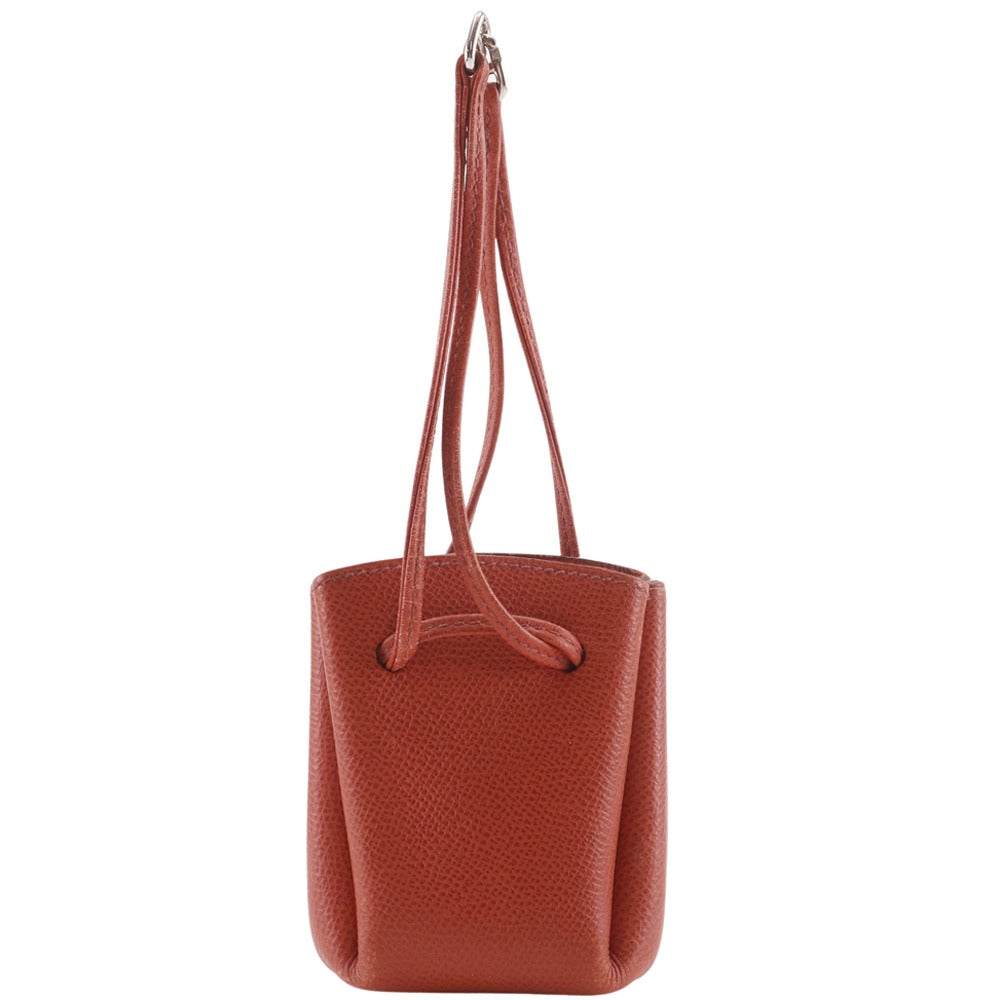 Pouch Orange Purse Vespa Porch Handbag Leather Travel Bag