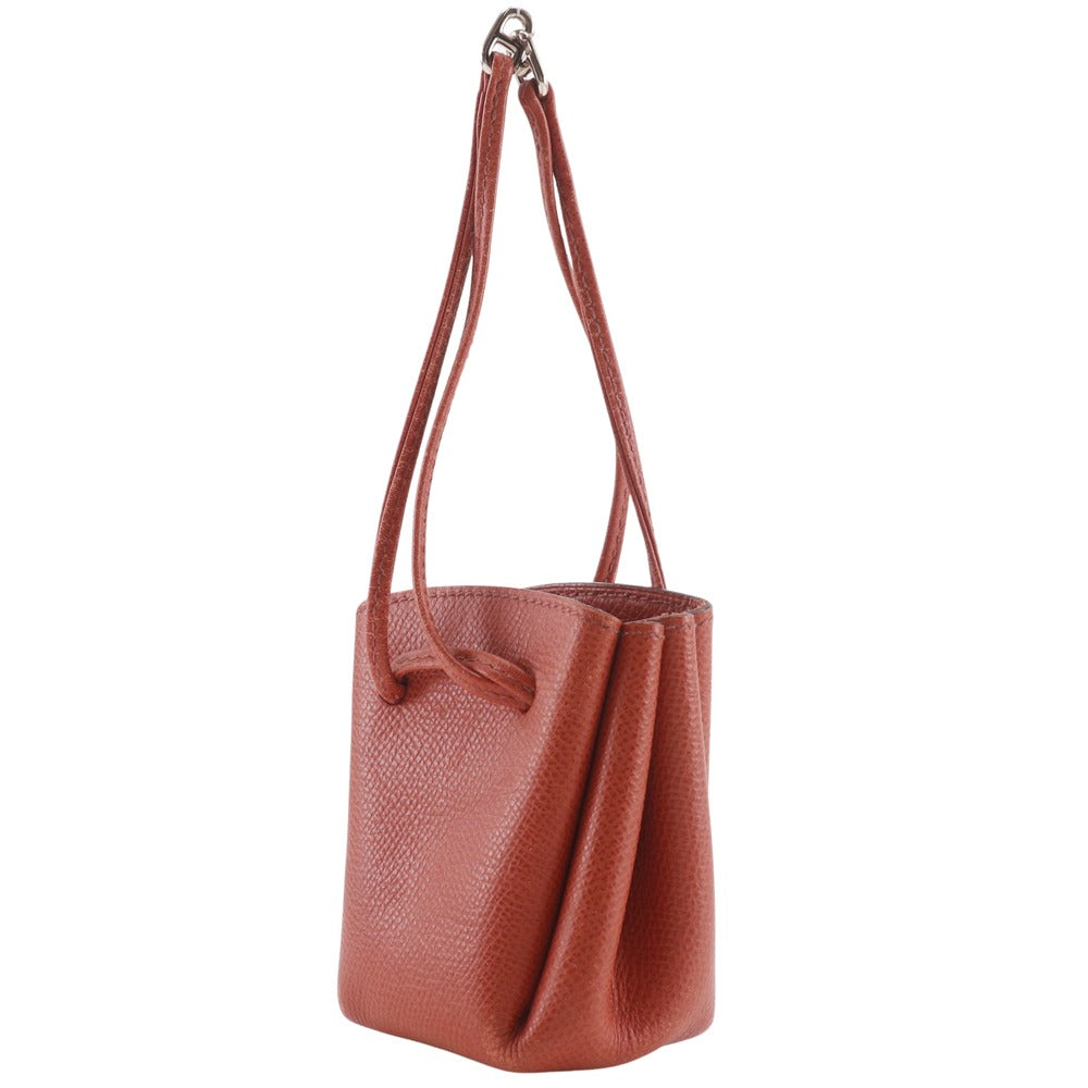 Pouch Orange Purse Vespa Porch Handbag Leather Travel Bag