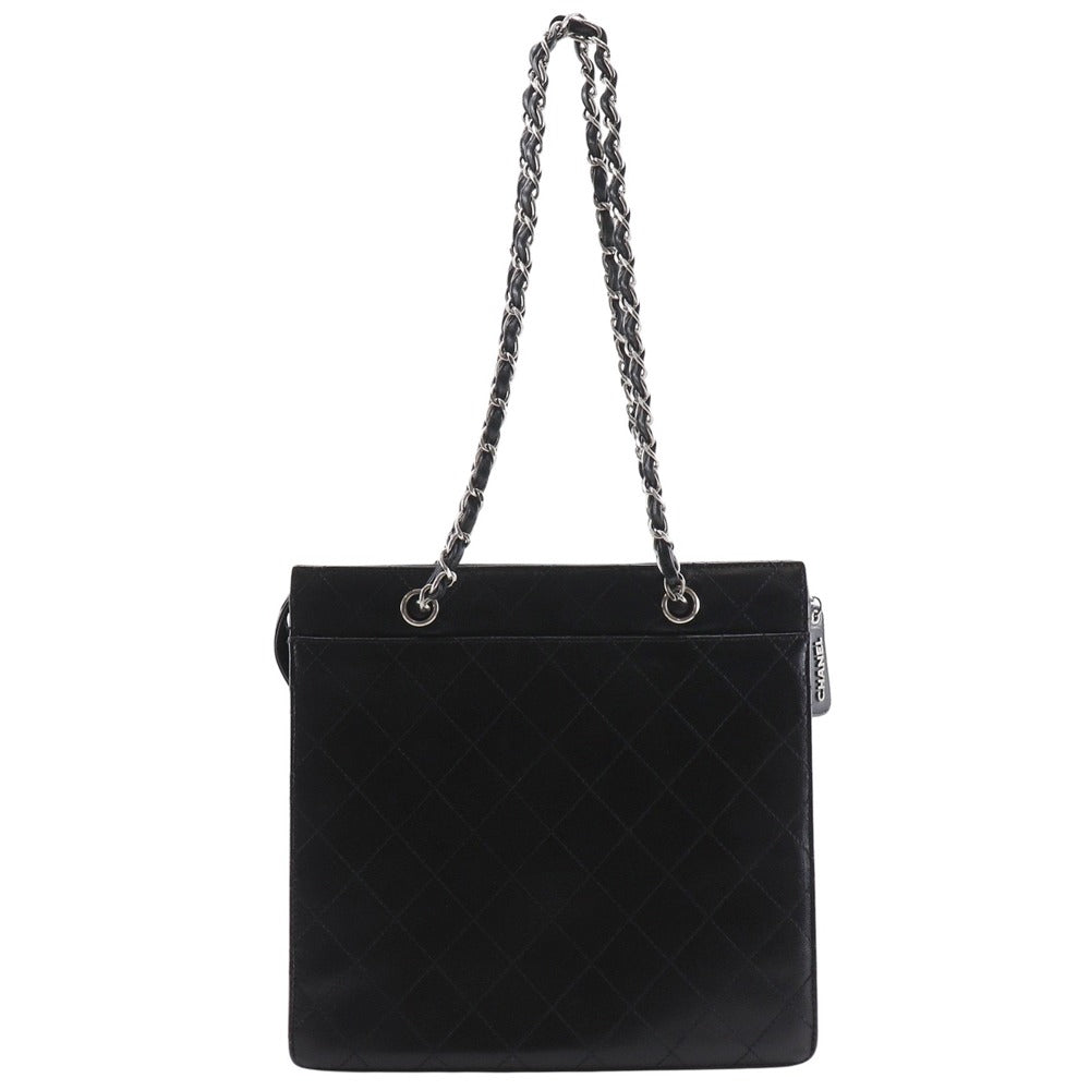 Chanel Caviar skin Matrasse Black Tote Bag