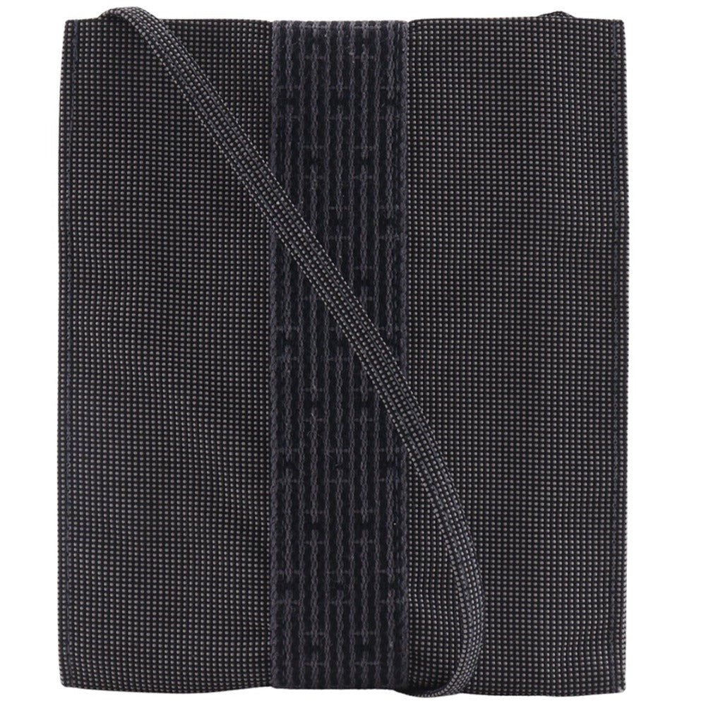 Hermes Shoulder Bag Her Line Pochette Canvas Nylon Gray