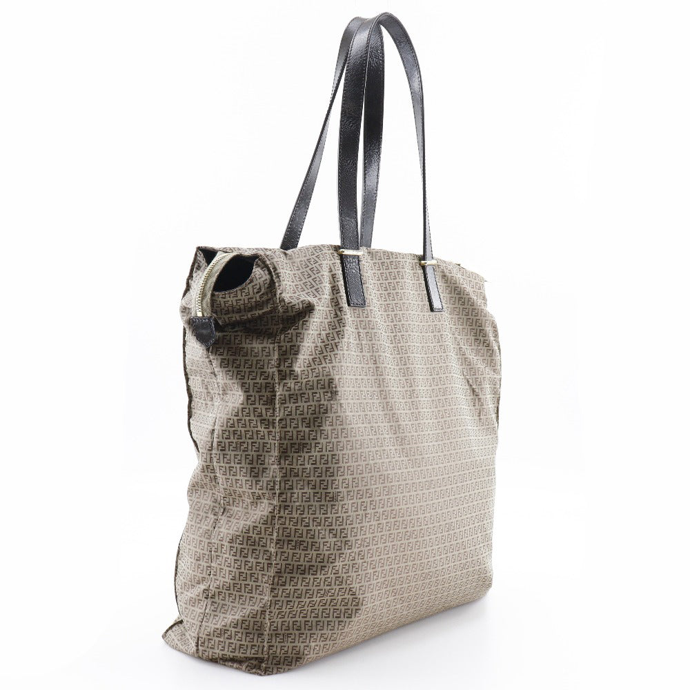 Fendi Calf Zucchini Tote Bag Nylon Micro